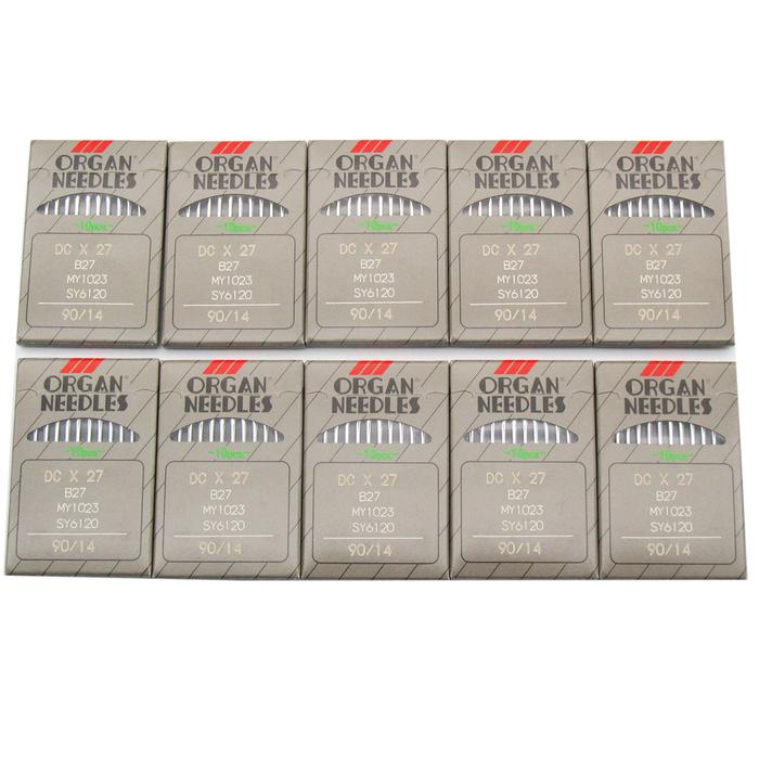 100 ORGAN B27 DCX27 Jarum Mesin Jahit Serger