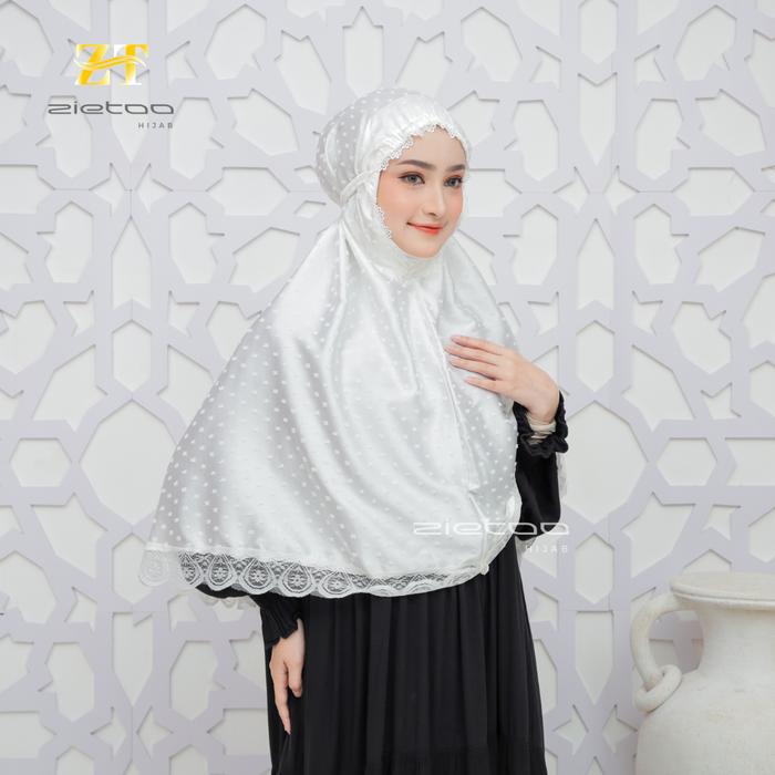 Zietoo.hijab Bergo Instan Bahan Armany Silk Premium Kerudung Instan Lembut Motif Cantik