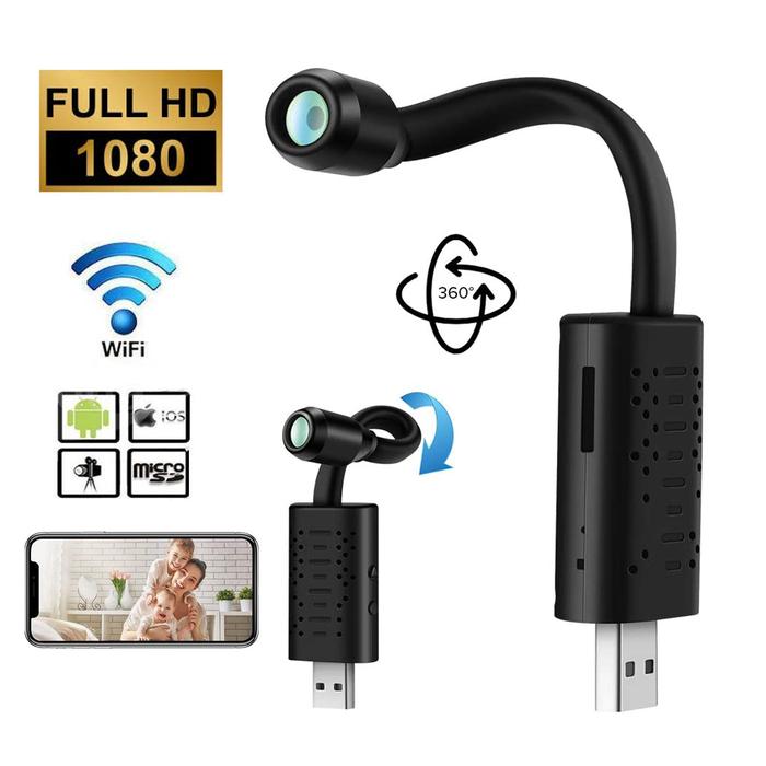 HD 1080P Mini Camera Wifi Usb Portable Remote Control Micro