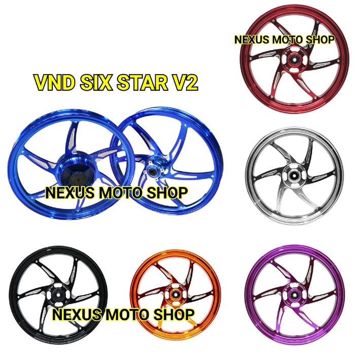 velg vnd six star v2 jupiter z velg vnd six star gen 2 jupiter mx lama velg racing f1zr pelek racing