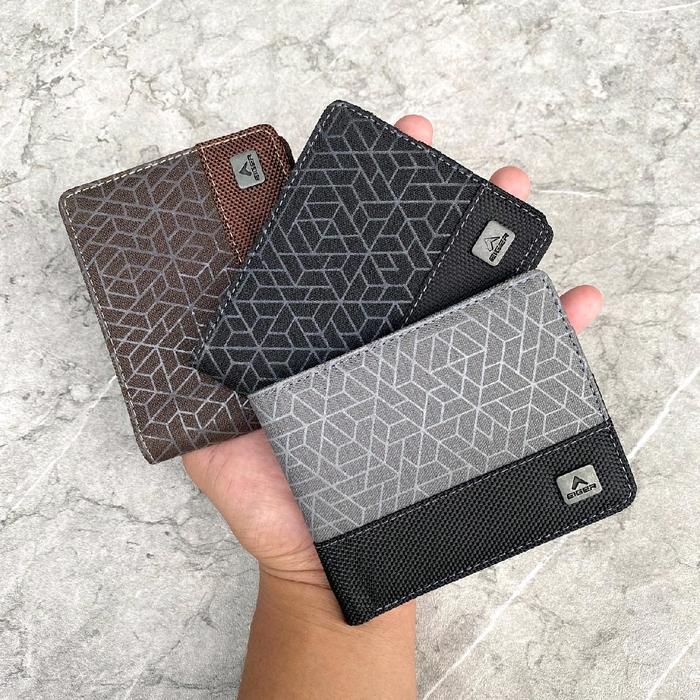 Dompet Eiger Pria Dompet Lipat Eiger Cowok Geometrica Original Ori