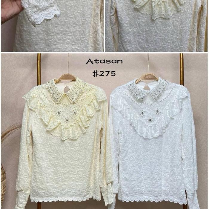 Brokat premium Blouse brokat lembut