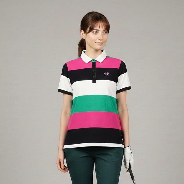 Kaos Polo Wanita FANTOM GOLF 60x42 Olahraga Original Second Preloved