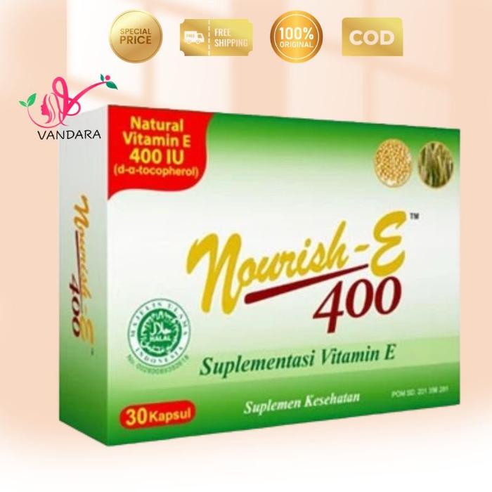 NOURISH E 400 IU ISI 30 KAPSUL - VITAMIN E