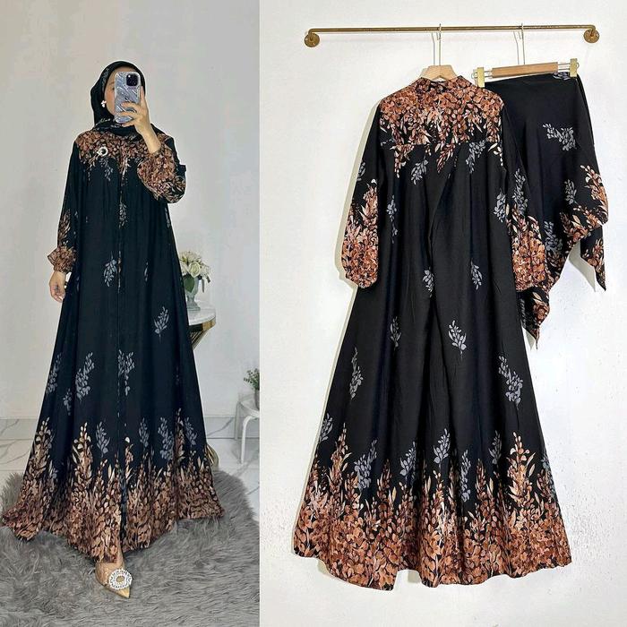 NEW SET GAMIS HIJAB ERLITA RAYON DIAMOND BUSUI FRIENDLY RAYA OUTFIT IED SERIES