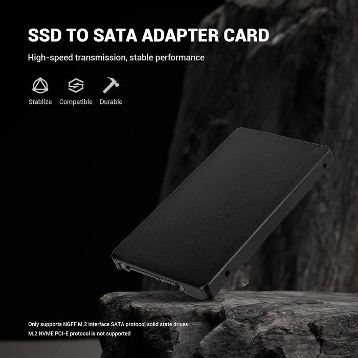 Mutiaramall - Adapter SSD M2 | SATA Enclosure Adapter | Converter SSD