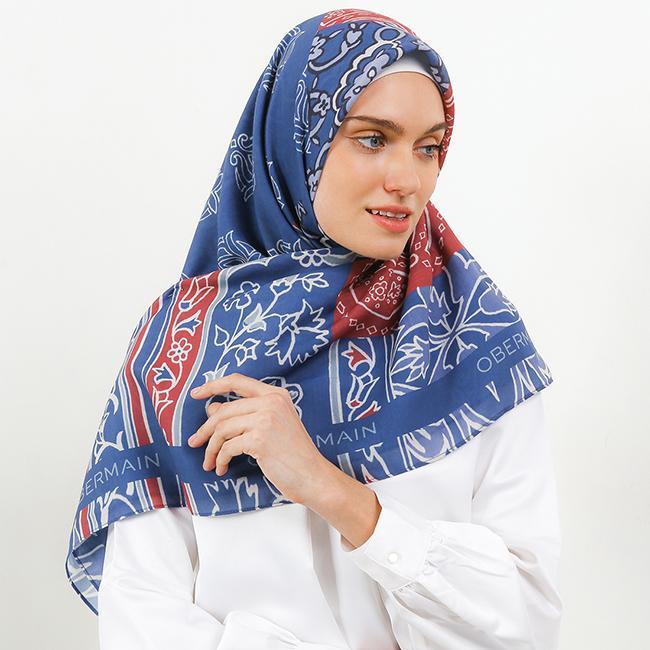 Obermain Hijab Wanita Dania Navy Obsc004Nv