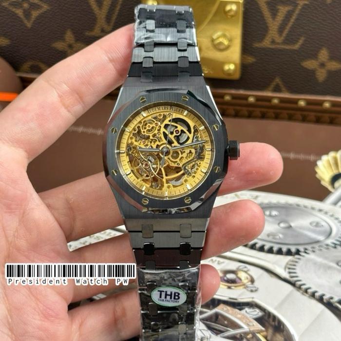 Audemarspiguet Royal Oak 15416 Yellow Skeleton Black Ceramic Case Factory THB 41mm Top Tier 5