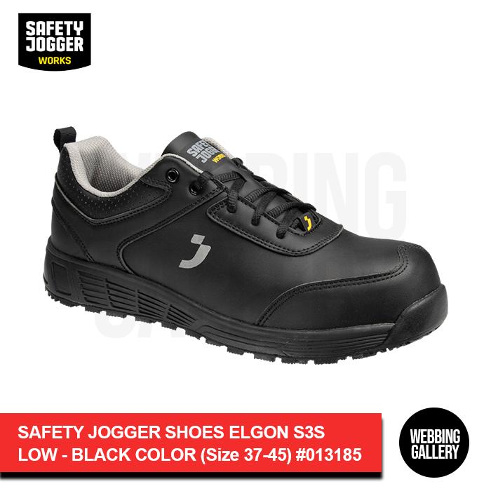 Sepatu Safety Jogger Shoes ELGON S3S LOW Black Colour #013185 Original