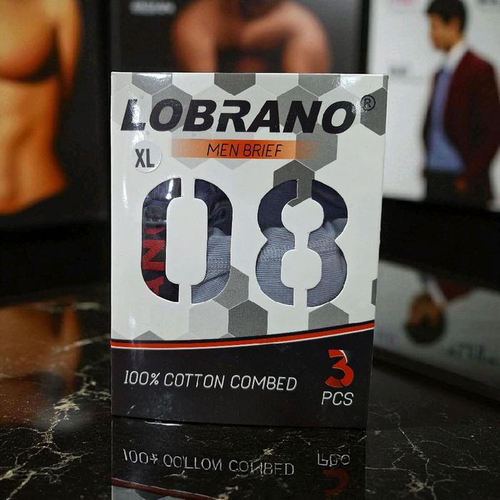 Cd Cowok Lobrano 08  Nyaman & Trendi!  Dapatkan 1 kotak isi 3 pcs celana dalam pria dengan warna ber