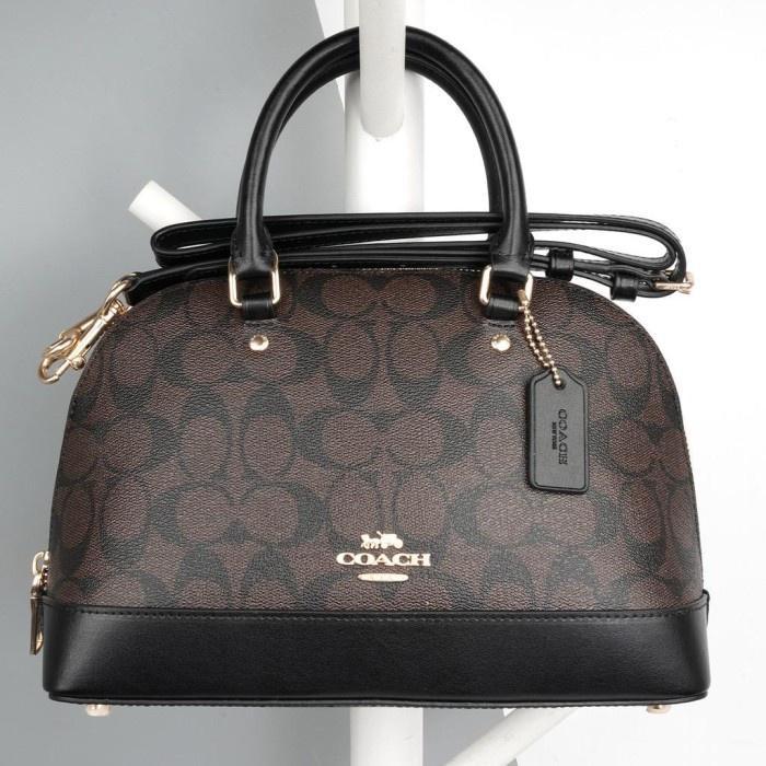 TAS COC Mini Sierra Satchel Signature MAHOGANY F27583