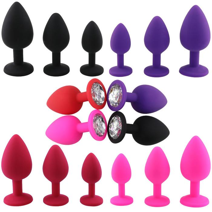 Silicone Butt Plug  Plug Uni  Stopper 3 Different Size