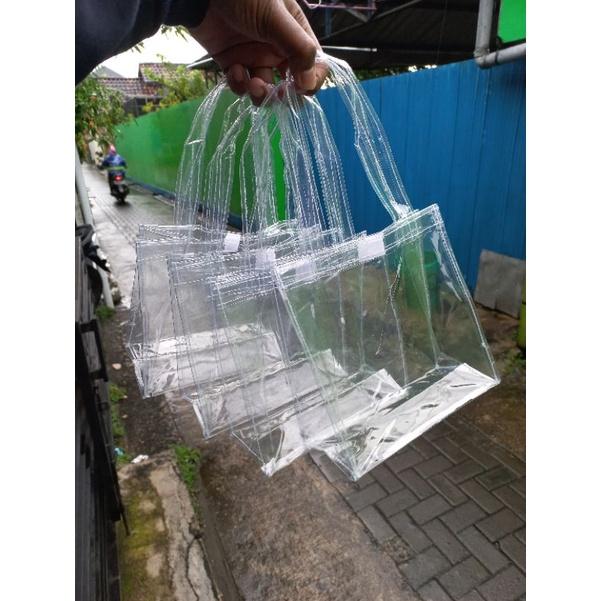 20x20x10 Tas jinjing transparan mika tebal