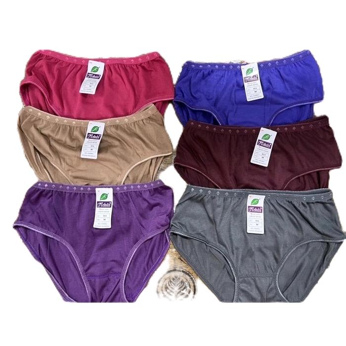 CELANA DALAM WANITA FIDELA 12Pcs