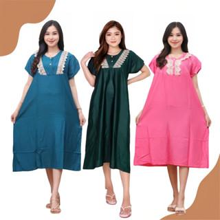 Daster Payung Aksen Renda Polos