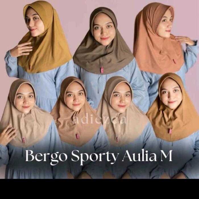 Aulia bergo / jilbab aulia sport ukuran M