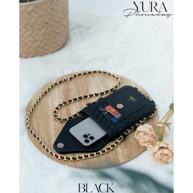 Jual Tas Wanita Sling Bag Phone Aden Yura Tas Bahu Wanita PU Leather Grade A Premium