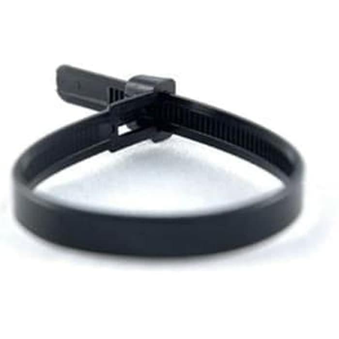 Hz Kabel Ties 4.8 X 250 - Hitam / Putih