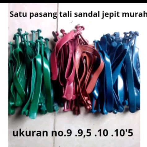 NEW Tali Sendal Jepit Dewasa 1 Pasang Hitam Pengganti Tali Sandal Pria Wanita Warna Kuat Swallow Sra