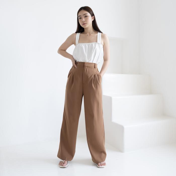 Beige Studio - Loui Pants - Celana Panjang High Waist Wanita