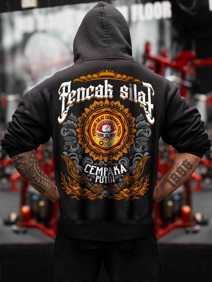 Jaket Hoodie PSCP CEMPAKA PUTIH SABLON PREMIUM DISTRO - Kaos PSCP 1974 Wiro Yudo Wicaksono