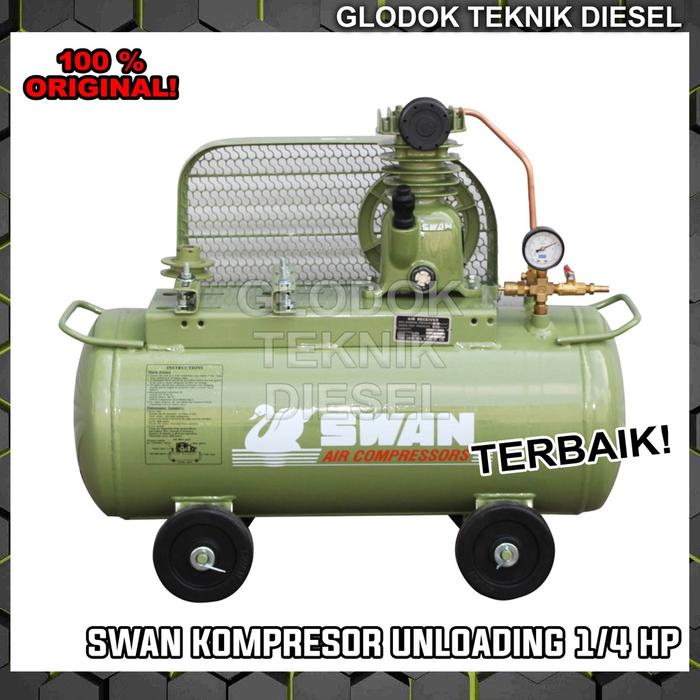 SWAN Air Compressor 1/4 HP KOMPRESOR ANGIN UNLOADING 0.25 PK SU 114