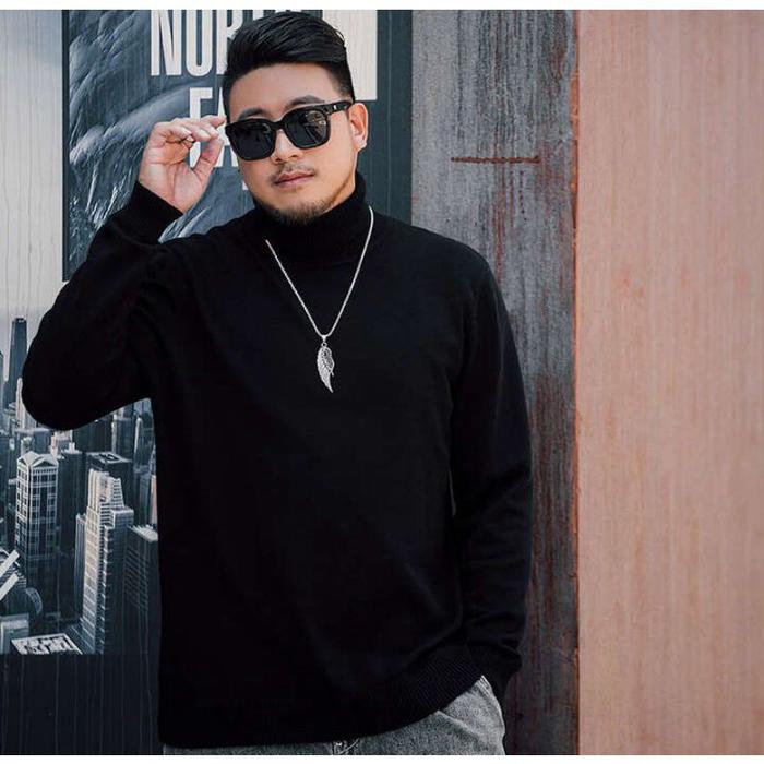 KAOS TURTLENECK LENGAN PANJANG PRIA / TURTLENECK JUMBO XXL