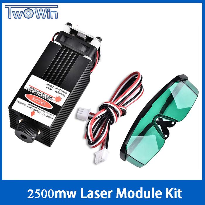 2500mw Laser Module 450NM Focusing Blue Laser Head Laser