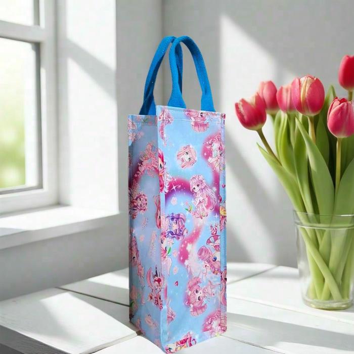 Tas Tumbler Botol 2 Liter Size 12 x 12 x 32 Cm Bahan Kanvas Waterproof Tebal Motif Anime Barbie Lucu