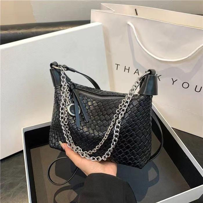 Tas Selempang nita Model Multifungsi Tali Rantai Elegan Bahan Premium Kapasitas Besar
