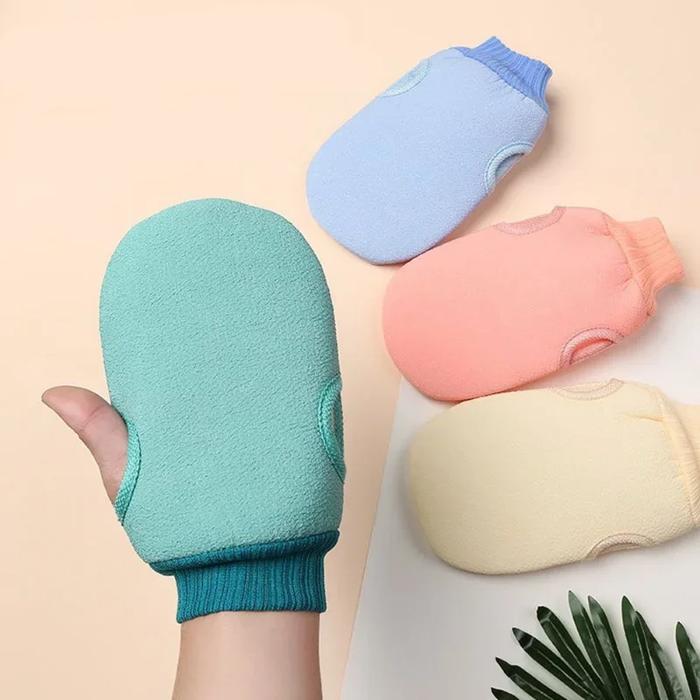 1pc Bath Peeling Exfoliating Body Cleaning Scrub Mitt Rub Dead Skin Gloves for Shower Body Brush Tow