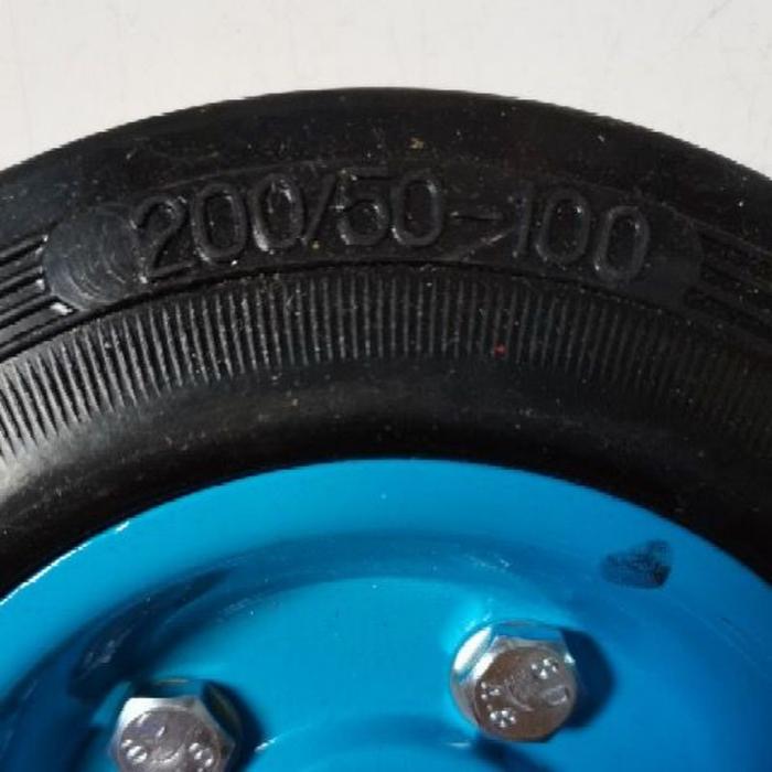 roda gerobak 8" biru/ roda rolly biru 8"