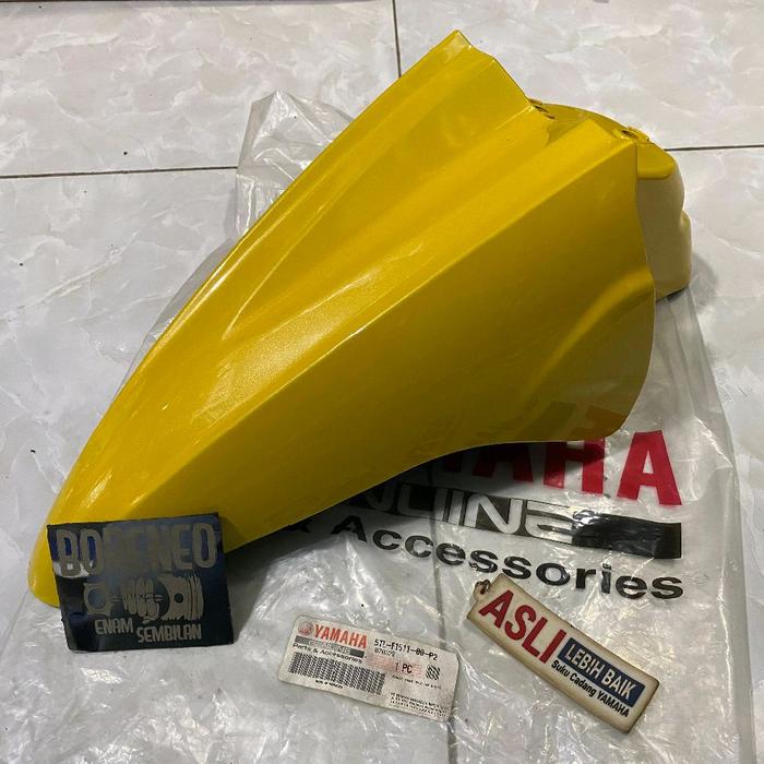 spakbor depan mio sporty kuning slebor depan kuning mio lama original yamaha