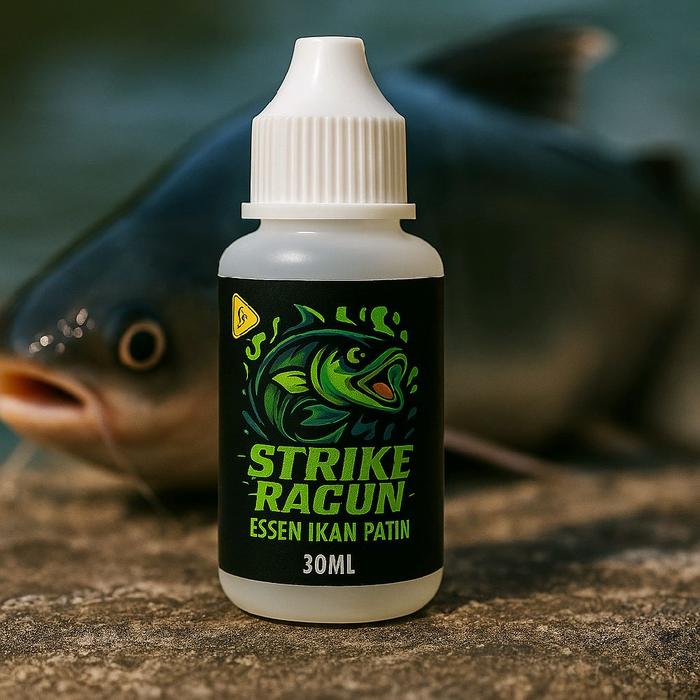 Essen Strike Racun Ikan Patin 30 ml - Essen Gacor Harian & Lomba untuk Pancingan Ikan Patin