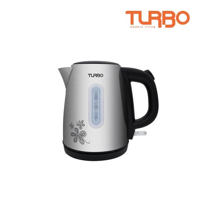 TURBO Kettle Listrik Stainless 1 Liter - EHL1058