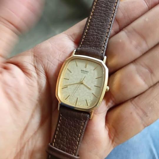 Seiko tank pria kondisi hidup mulus second