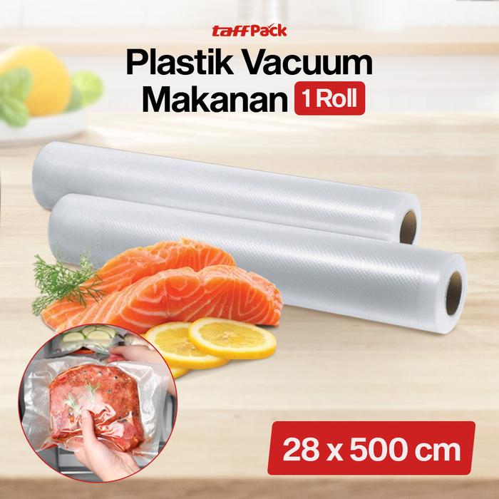 Mutiaramall - Plastik Vacuum Makanan | Sealer Roll BPA Free | Kemasan Makanan Dapur