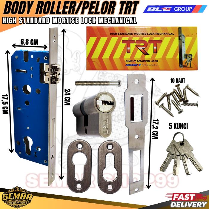 1Set Body Kunci Pintu pelor Pintu Silinder besar (TRT BLC GROUP) |  body kunci pelor pintu stainless