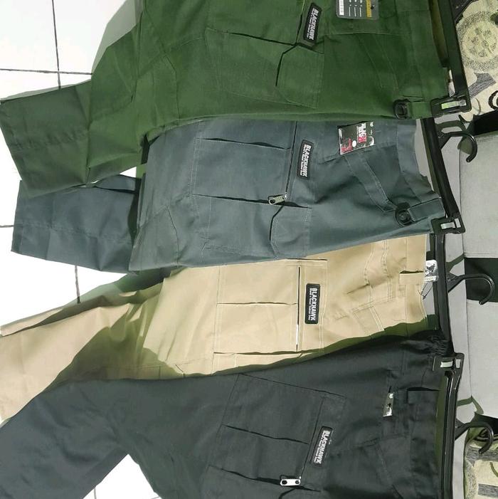Celana Cargo Pria Blackhawk Twill Loreng Army Distro Gunung - Lembut dan Nyaman - Motif Pendek Tebal