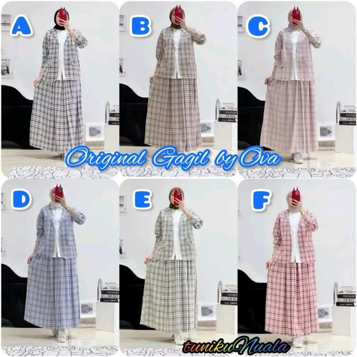 SETELAN BAJU ROK RENJANA PREMIUM ORIGINAL GAGIL BY OVA