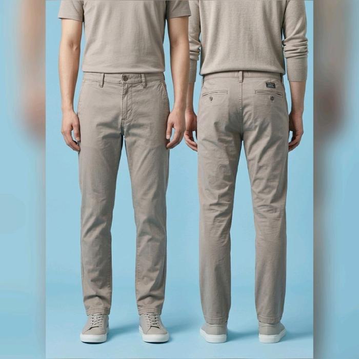 (Celana Branded) Banana Republic Slim Lived In Acorn Chino Long Pants Bangladesh Made 37