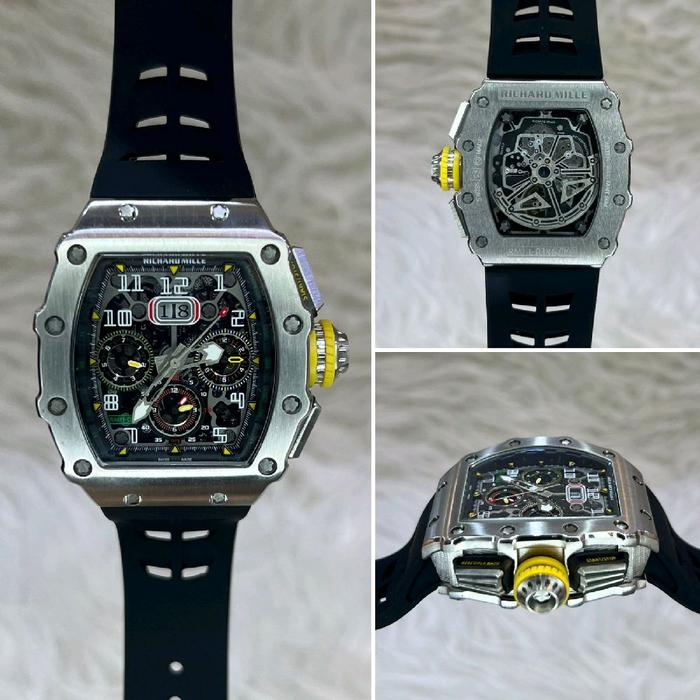jam tangan pria rm 11-03 & mclaren body swiss