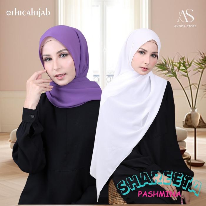 PASHMINA HIJAB BABY DOLL ETHICA SHAREETA PASMINA / PASMINA BAHAN BABYDOLL HIJAB PREMIUM ETHICA