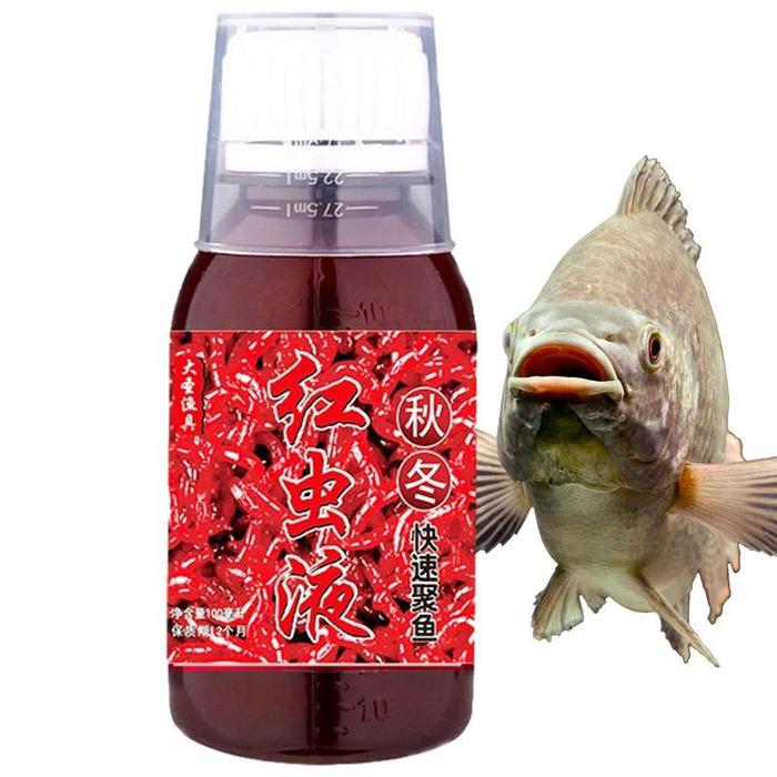 Terlaris, Umpan Cacing Merah Cair 100Ml Cacing Merah Cair Aroma Ikan