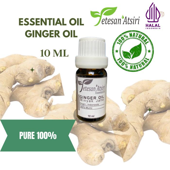 Essential Oil 10ml minyak atsiri jahe murni tanpa campuran ginger pure essential oil therapeutic gra