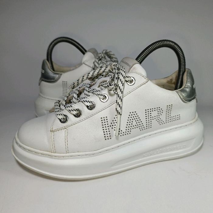 Karl Lagerfeld original leather sneakers 36 size woman shoes