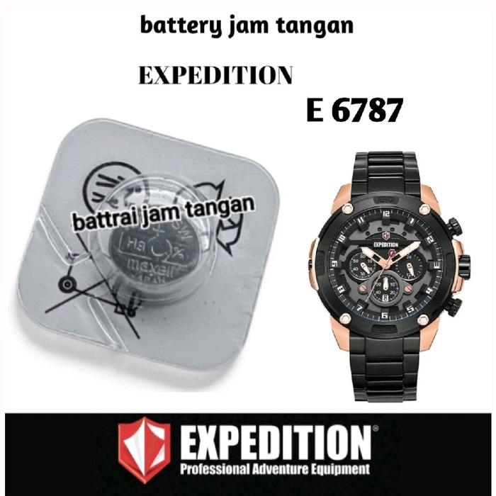 battrai jam tangan Expedition battrai pengganti battrai jam original e6787