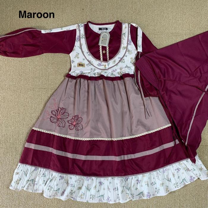 Gamis set Hijab kode NC terbaru set hijab by ibee