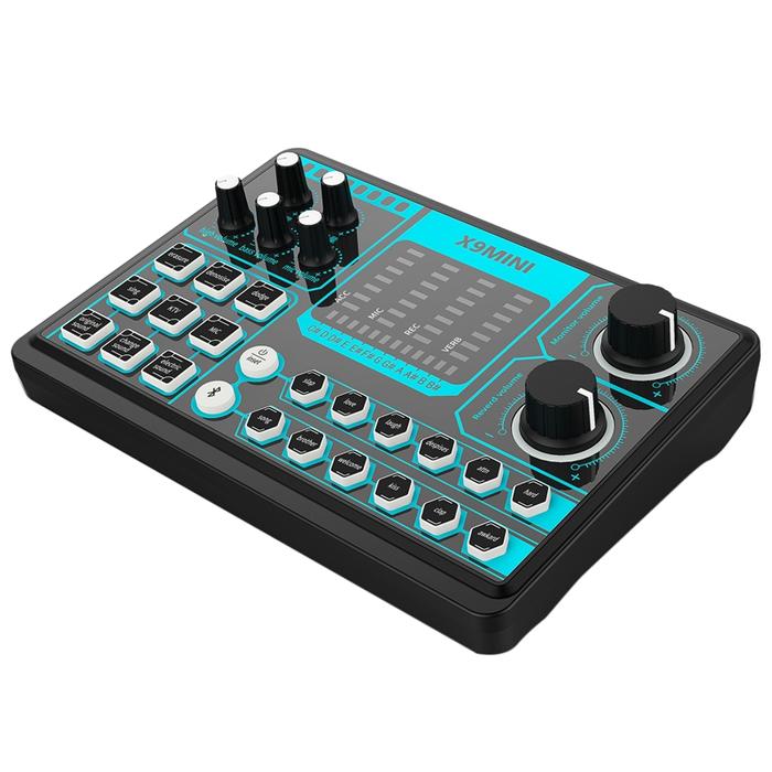 X9 MINI Computer External Mobile Phone Sound Card Repair Tone Mixer