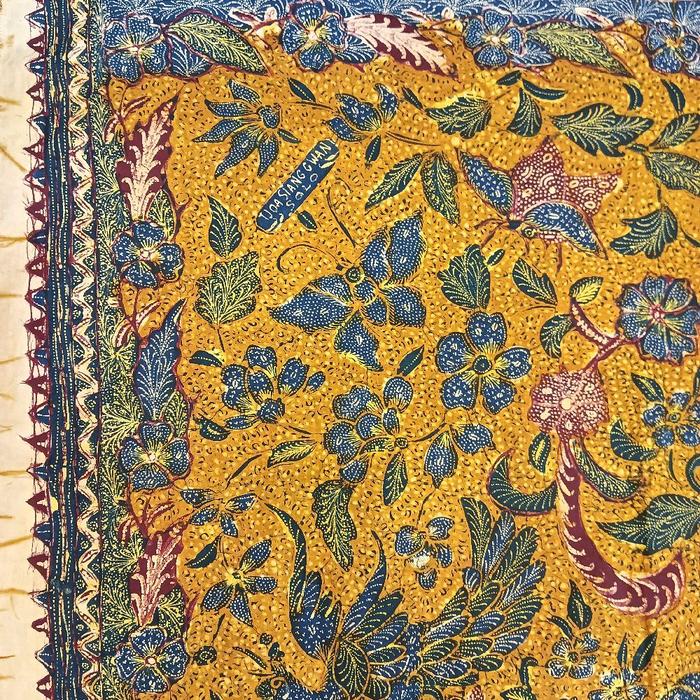 Kain batik full tulis asli tiga negri kunyit Tjoa Siang Gwan asli